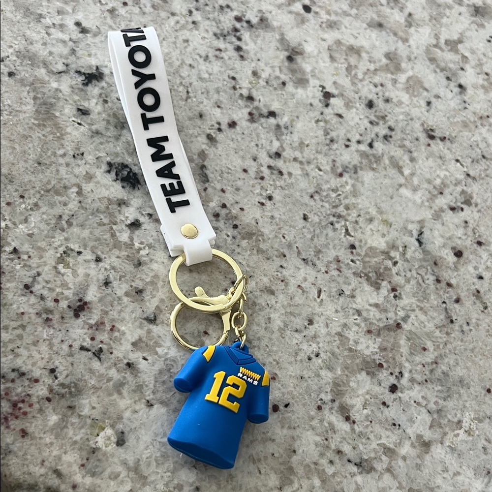 Team Toyota Rams Nacua Keychain